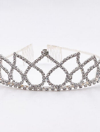 Tiara corazón con strass disfraz princesa niña | Labay