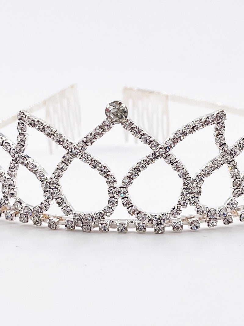 Tiara corazón con strass disfraz princesa niña | Labay Plateado - Kiabi