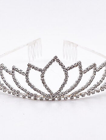 Tiara espiga plateada disfraz princesa niña - Labay