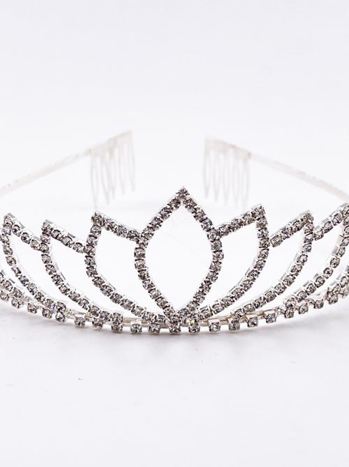 Tiara espiga plateada disfraz princesa niña | Labay - Kiabi