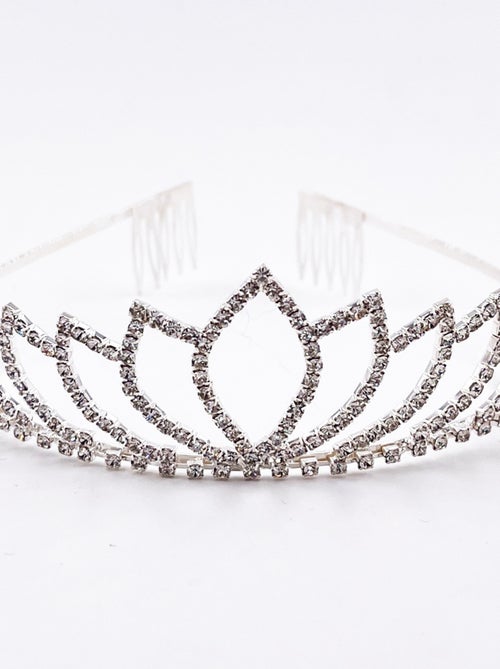 Tiara espiga plateada disfraz princesa niña | Labay - Kiabi