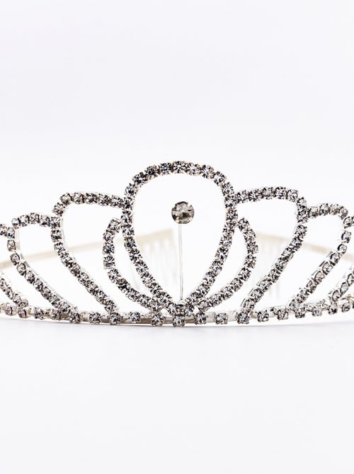 Tiara perla plateada disfraz princesa niña | Labay - Kiabi