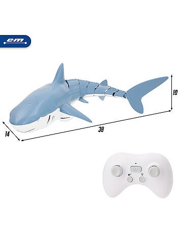 Tiburón de juguete teledirigido 38 cm racing boat