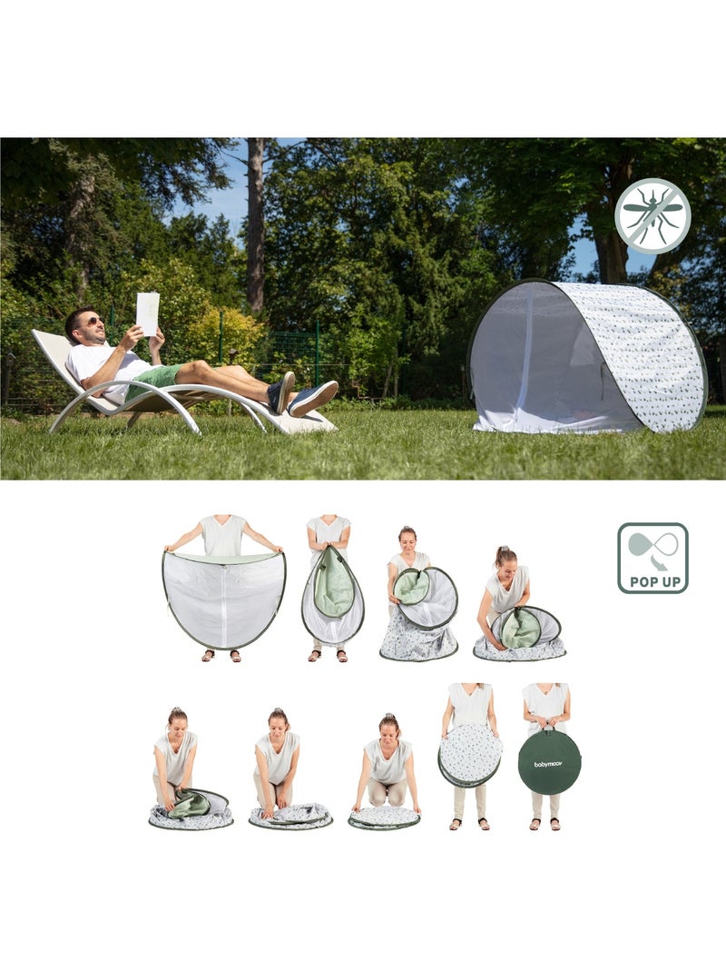 Tienda de campaña con alta protección UV «Provence» para bebés de 'Babymoov' Verde claro - Kiabi