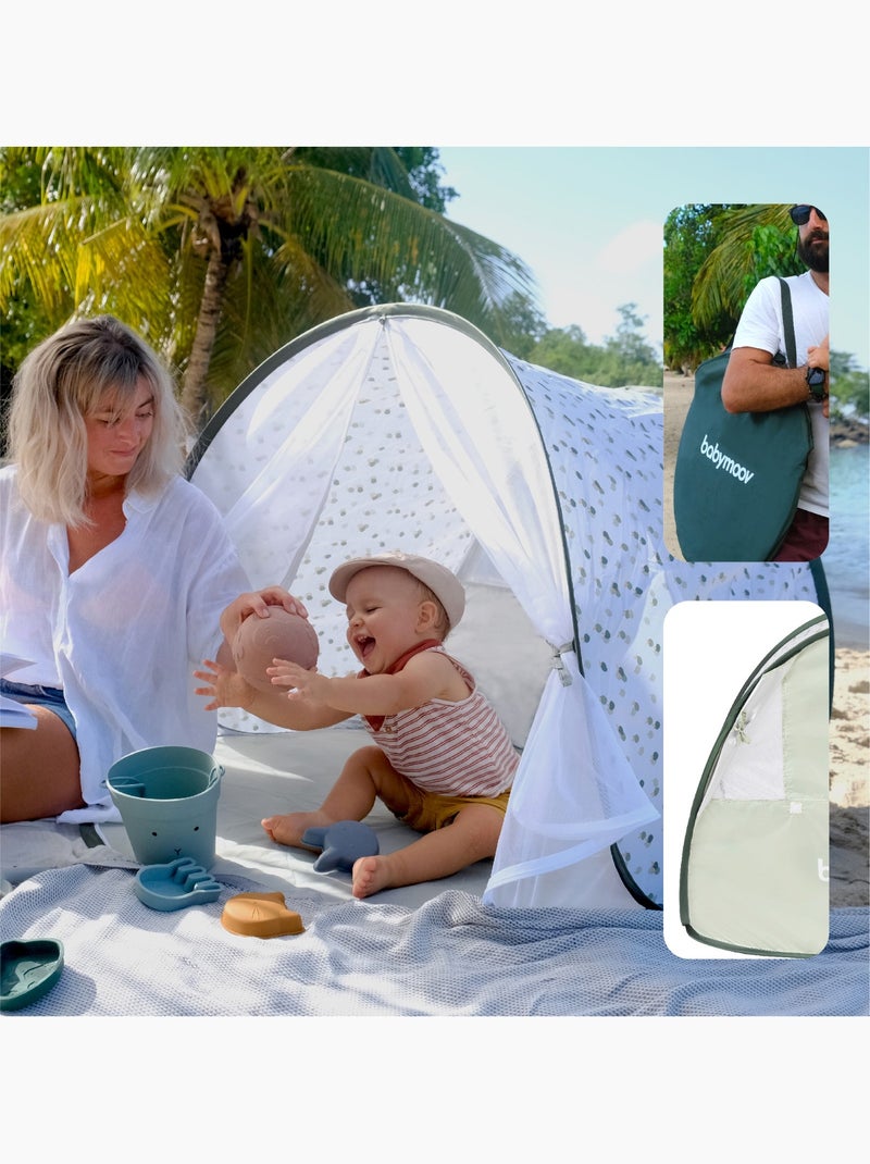 Tienda de campaña con alta protección UV «Provence» para bebés de 'Babymoov' Verde claro - Kiabi