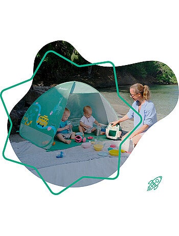 Tienda de campaña infantil con protección UV, sistema pop-up, protección SPF 50+ 'Badabulle'