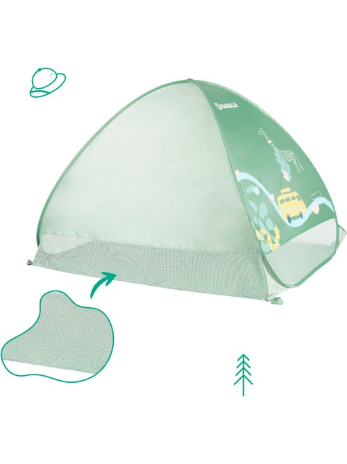 Tienda de campaña infantil con protección UV, sistema pop-up, protección SPF 50+ 'Badabulle' - Kiabi