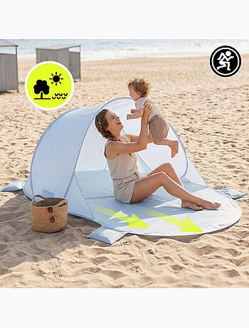 Tienda de playa pop-up hypermotion - refugio ligero y rápido para toda la familia