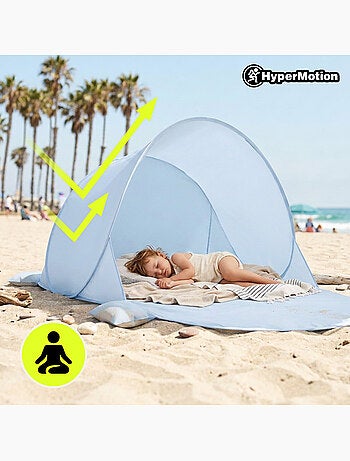 Tienda de playa pop-up hypermotion - refugio ligero y rápido para toda la familia