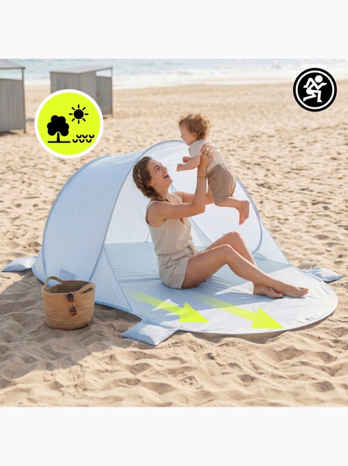 Tienda de playa pop-up hypermotion - refugio ligero y rápido para toda la familia - Kiabi Tienda de playa pop-up hypermotion - refugio ligero y rápido para toda la familia - Kiabi