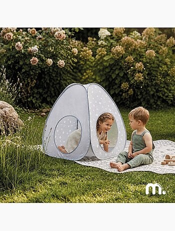 Tienda pop-up 2 en 1 para niños mamabrum – tipi y túnel de juego