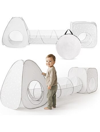 Tienda pop-up 3 en 1 para niños mamabrum – circuito de juego interior y exterior