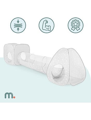 Tienda pop-up 3 en 1 para niños mamabrum – circuito de juego interior y exterior