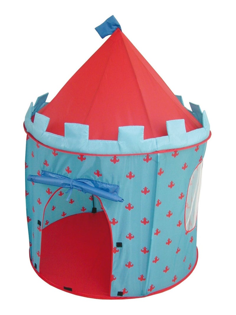 Tienda pop-up castillo fortaleza + bolsa - ROBA Azul Rojo - Kiabi