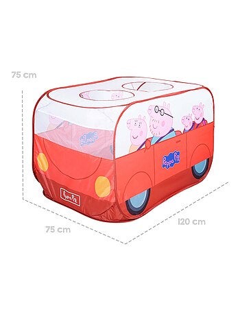 Tienda pop-up en forma de coche para niños 'Peppa Pig' - ROBA