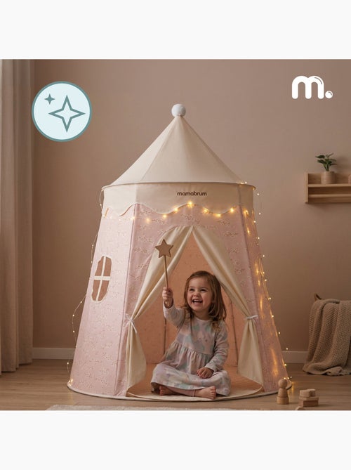 Tienda tipi castillo de juego niños 113x155 cm mamabrum - Kiabi