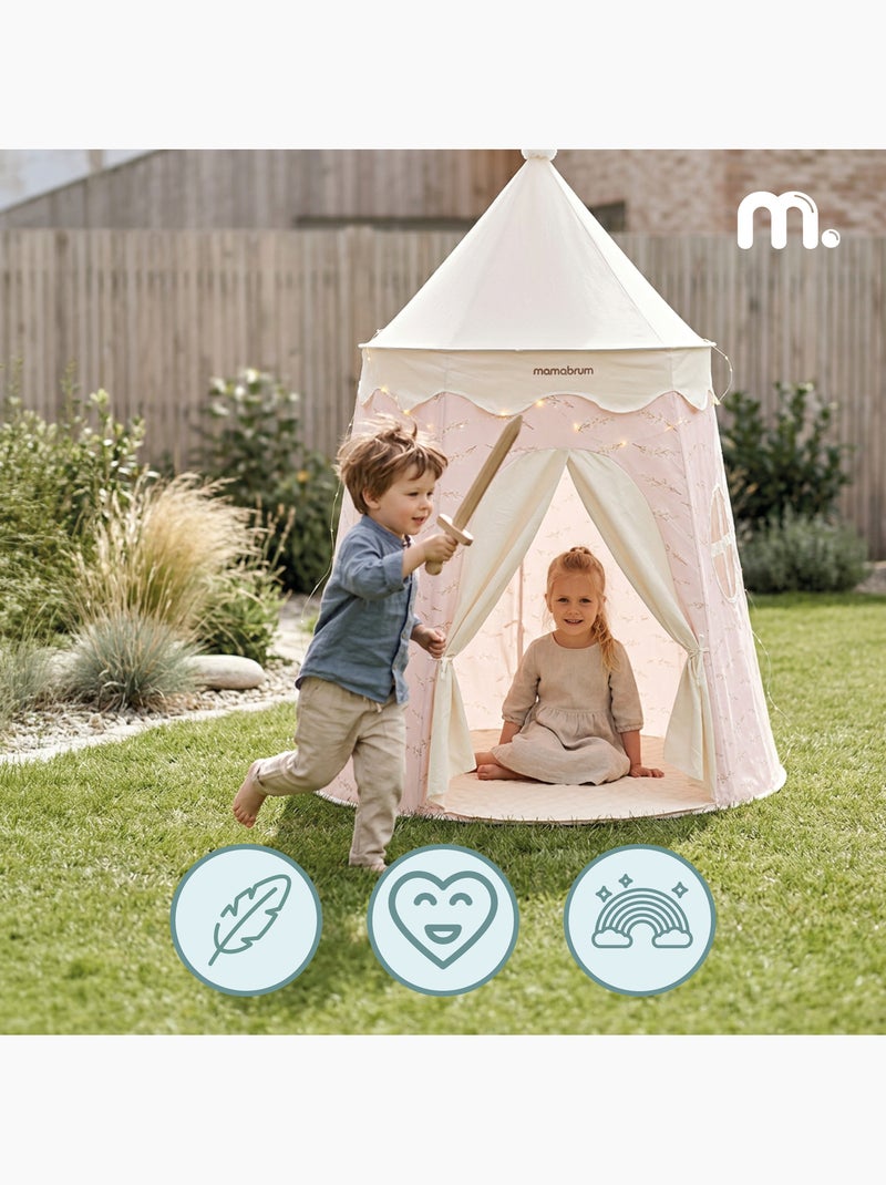 Tienda tipi castillo de juego niños 113x155 cm mamabrum N/D - Kiabi