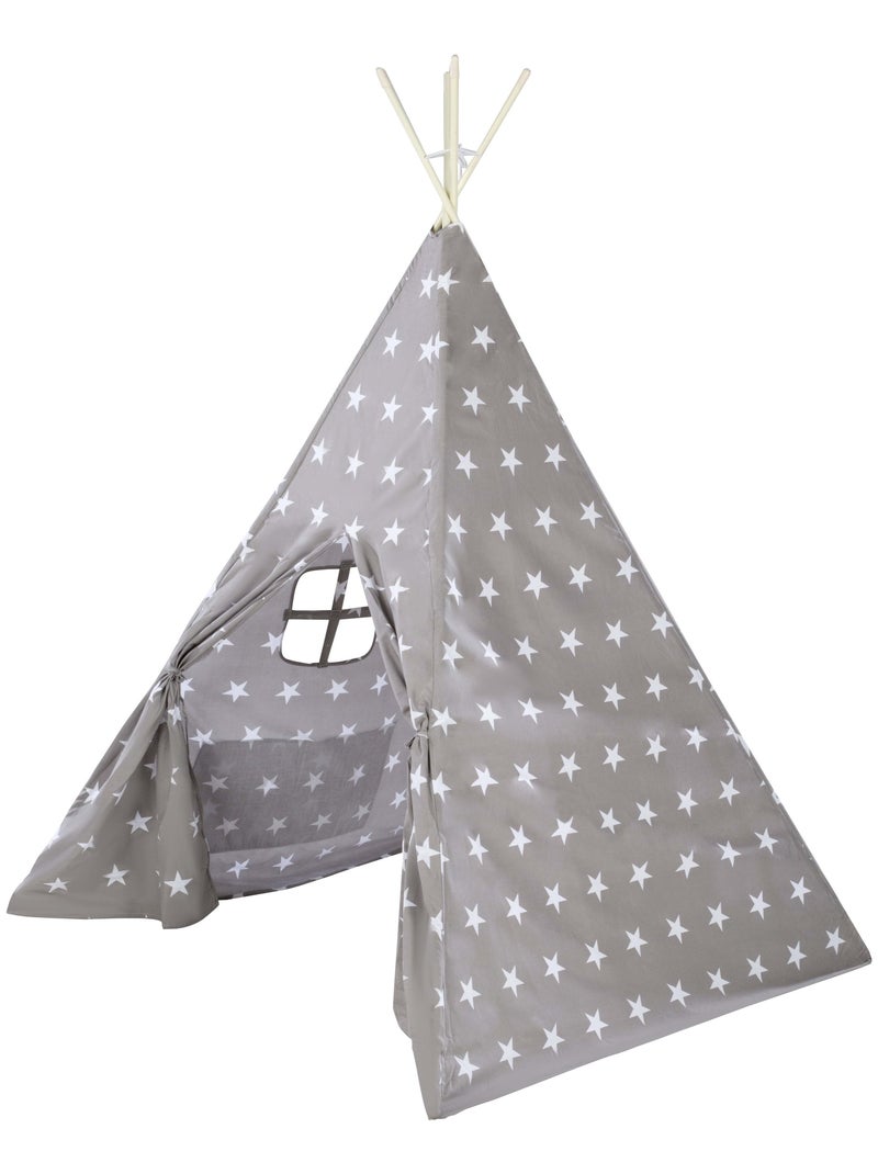 Tienda tipi con estrellas + bolsa de transporte 'Little Stars' - ROBA Gris blanco - Kiabi