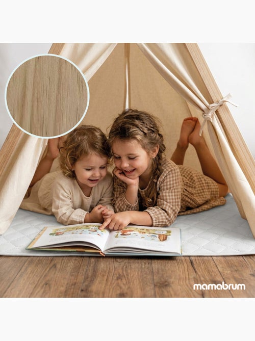 Tienda tipi de juego madera niños 110x90x120cm mamabrum - Kiabi