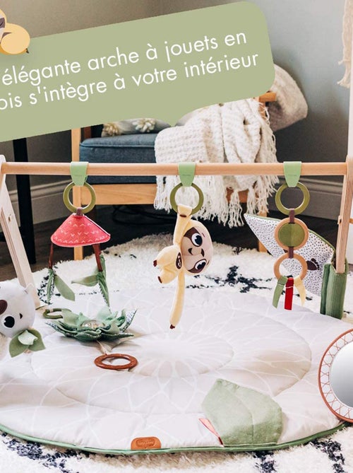TINY LOVE alfombra de actividades Boho Chic, alfombra de juego, arco de juguetes de madera - Kiabi