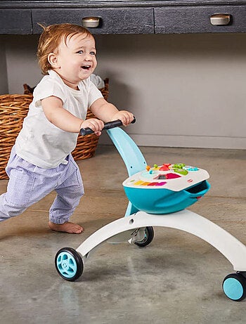 TINY LOVE Tiny Rider 5 en 1, andador y correpasillos, carrito de paseo, azul