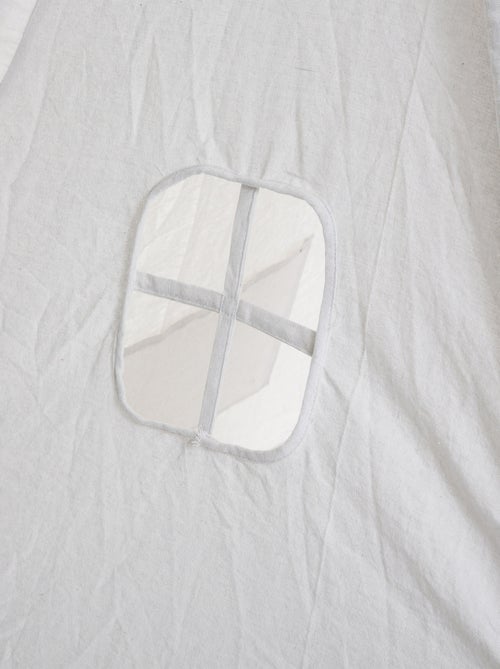 Tipi con borlas redondas - Kiabi