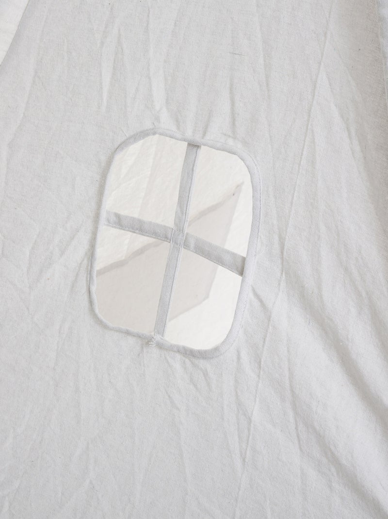 Tipi con borlas redondas Beige - Kiabi