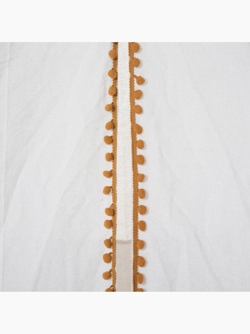Tipi con borlas redondas Verdín - Kiabi