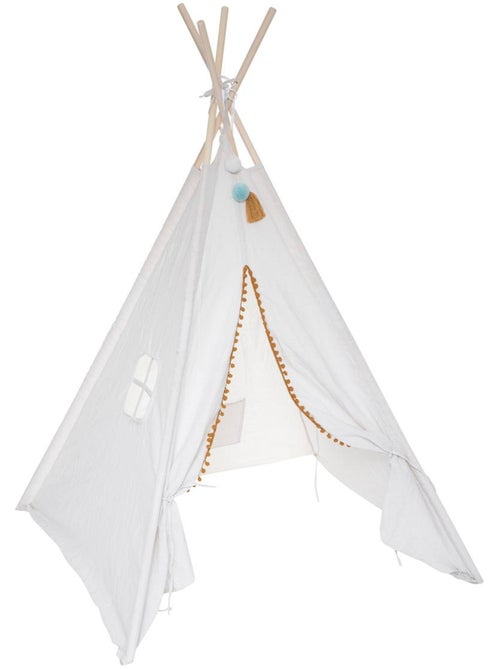 Tipi infantil wapi 120x120x160cm natural - Kiabi Tipi infantil wapi 120x120x160cm natural - Kiabi