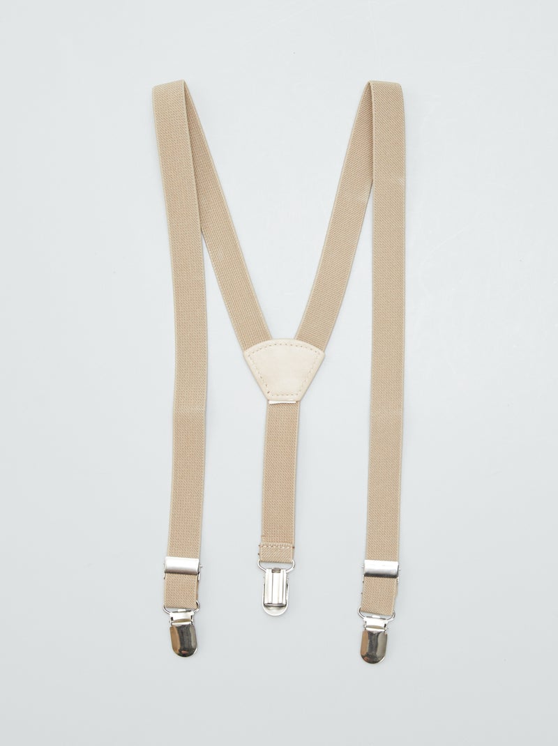 Tirantes lisos BEIGE - Kiabi