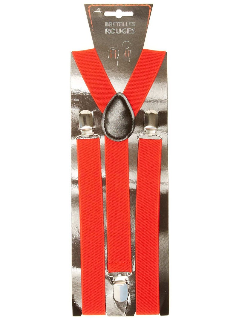Tirantes lisos rojo - Kiabi