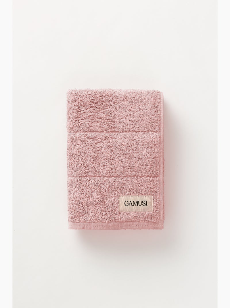 Toalla 100% algodón, rizo 600g/m2, con colgador - Gamusi Rosa - Kiabi