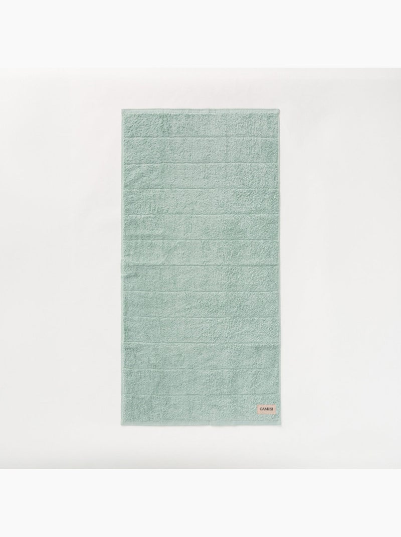 Toalla 100% algodón, rizo 600g/m2, con colgador - Gamusi Verde agua - Kiabi