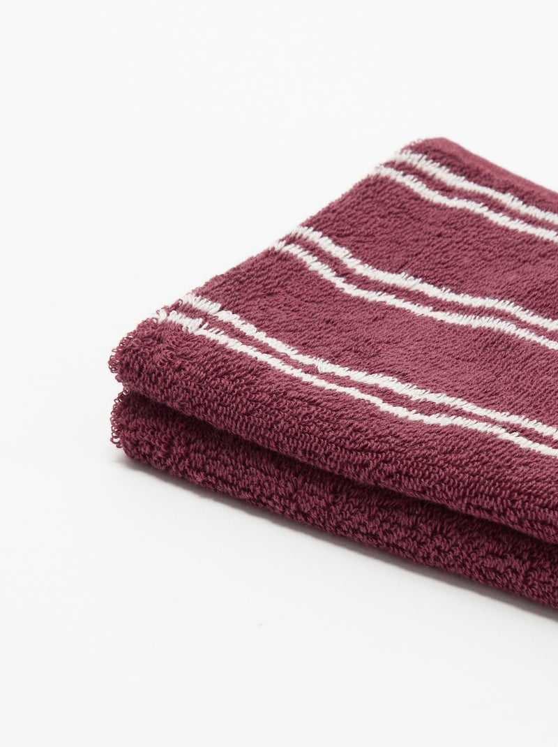 Toalla de baño - 30 x 50 cm Rosa - Kiabi