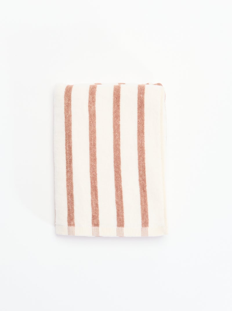 Toalla de baño - 50 x 90 cm Beige - Kiabi