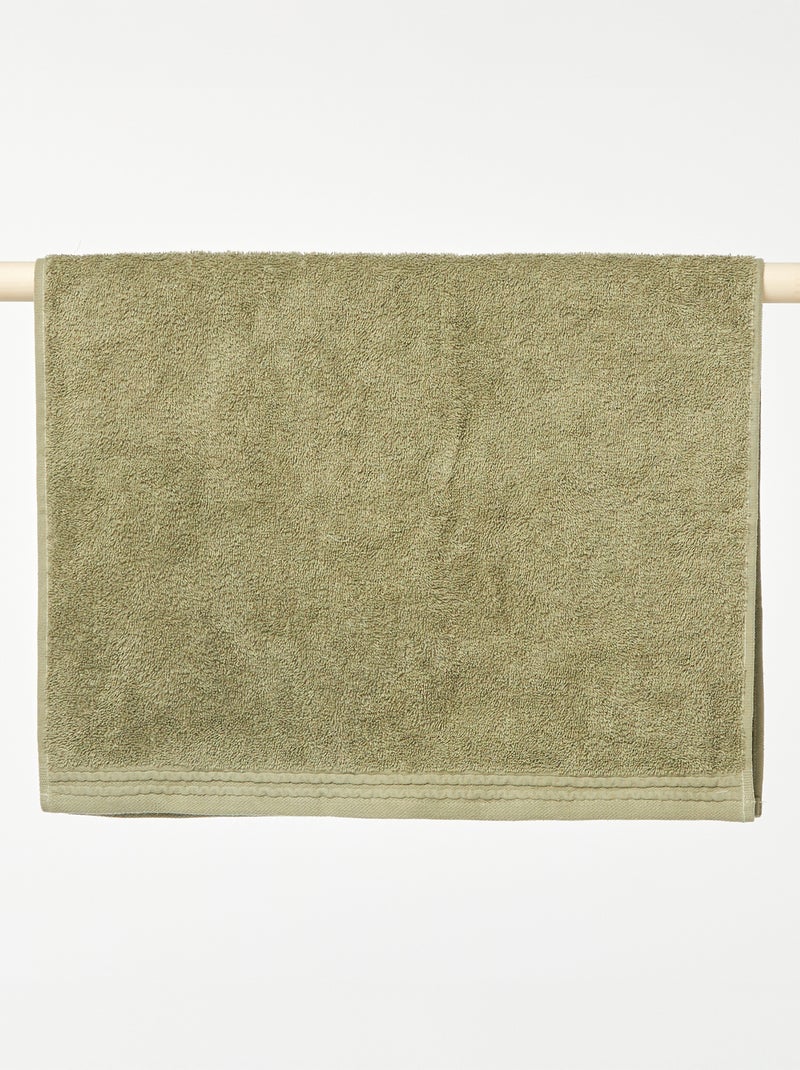 Toalla de baño 50 x 80 cm 500 g VERDE - Kiabi