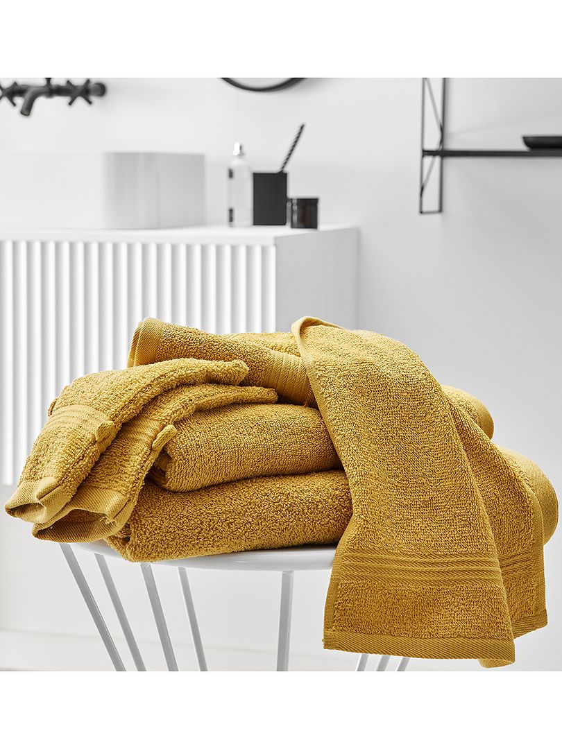Toalla de baño 50 x 90 cm AMARELO MOSTARDA - Kiabi