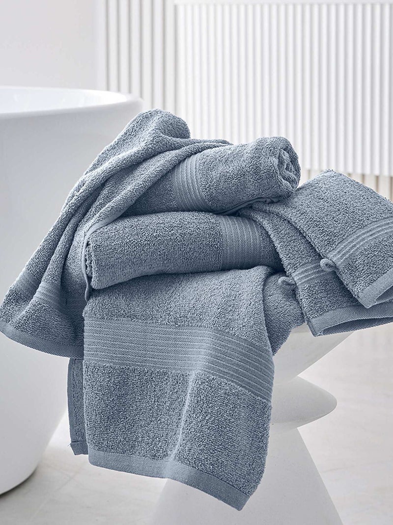 Toalla de baño 50 x 90 cm AZUL CLARO - Kiabi