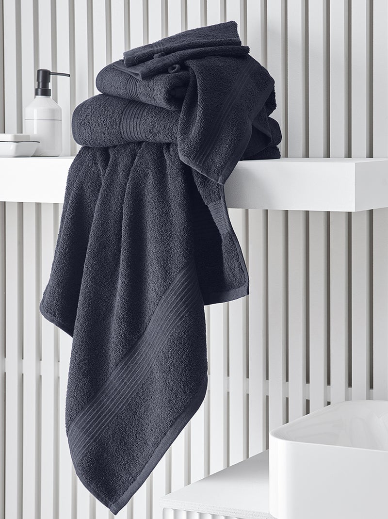 Toalla de baño 50 x 90 cm azul navy - Kiabi