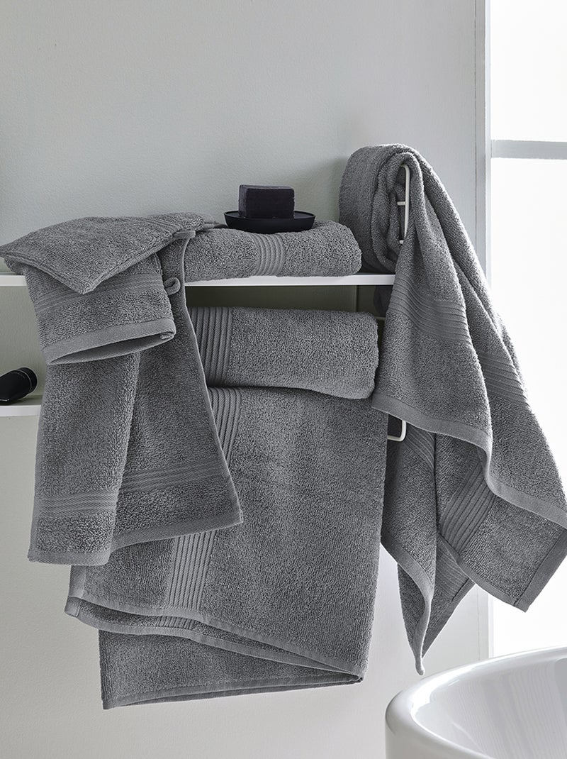 Toalla de baño 50 x 90 cm GRIS - Kiabi