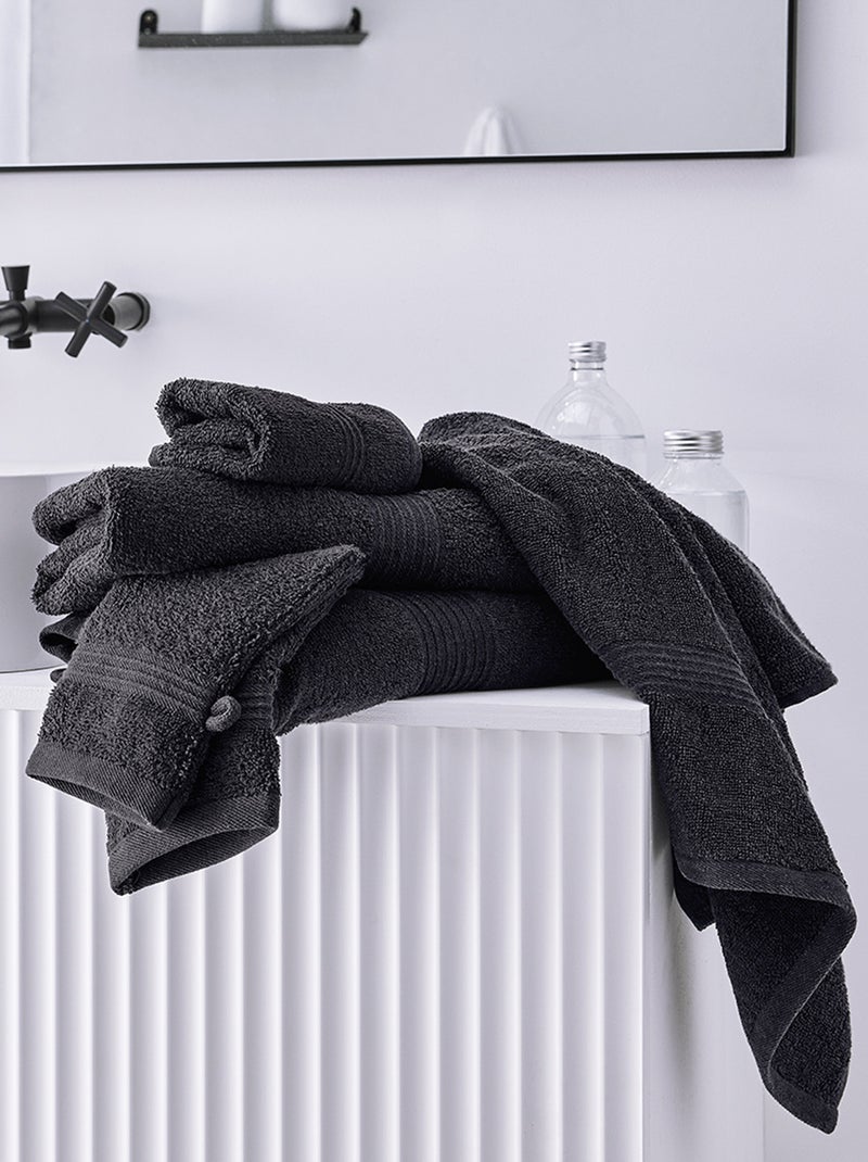 Toalla de baño 50 x 90 cm NEGRO - Kiabi