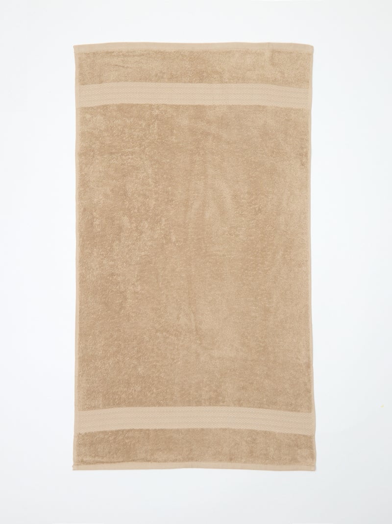 Toalla de baño 50x90 cm Beige - Kiabi