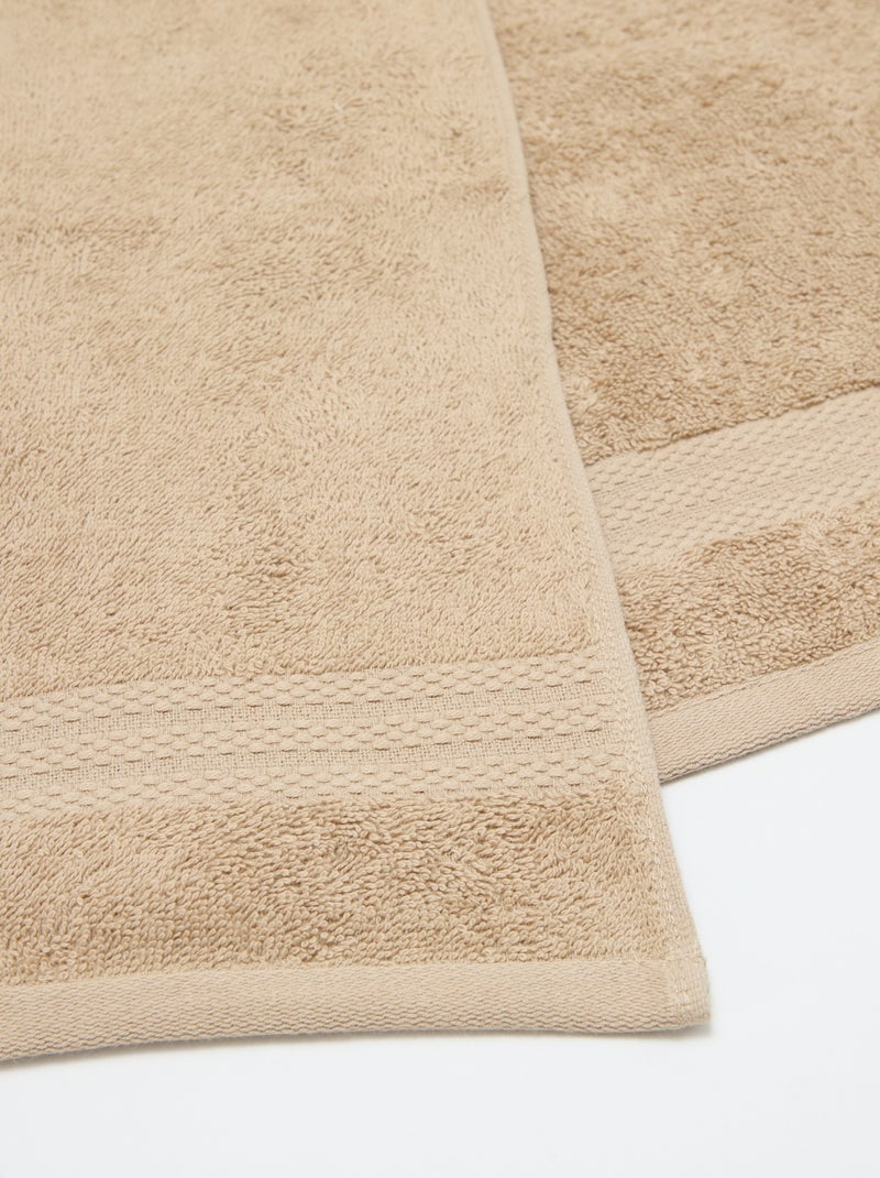 Toalla de baño 50x90 cm Beige - Kiabi