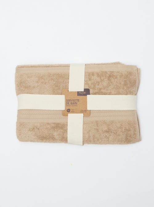 Toalla de baño 70 x 130 cm - Kiabi Home - Kiabi