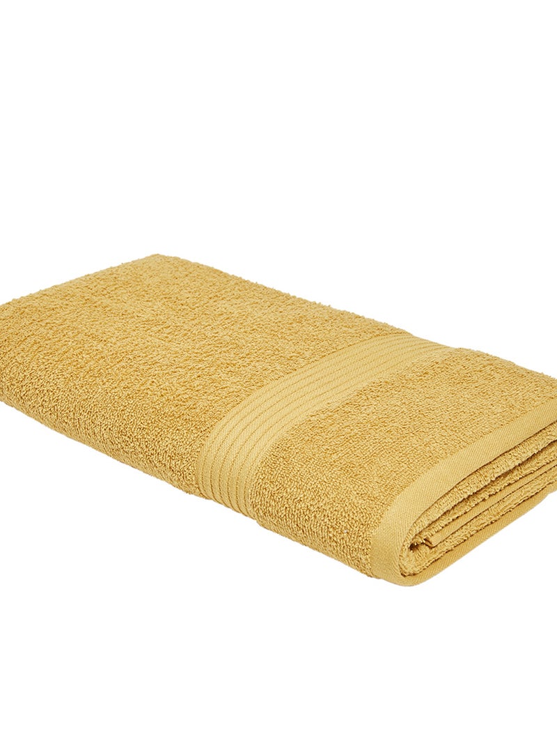 Toalla de baño 70 x 130 cm AMARILLO - Kiabi