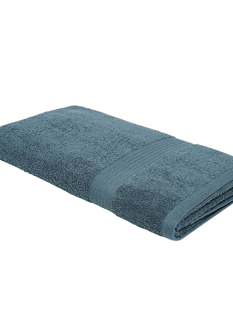 Toalla de baño 70 x 130 cm AZUL ELECTRICO - Kiabi