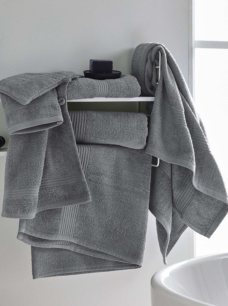 Toalla de baño 70 x 130 cm GRIS - Kiabi