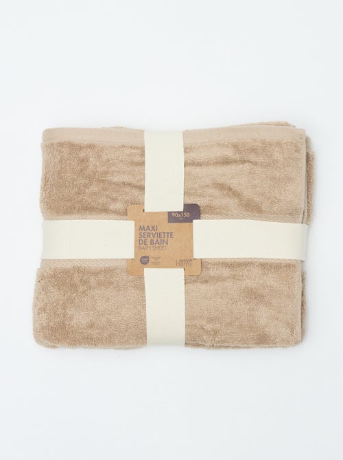 Toalla de baño 90 x 150 cm - Kiabi Home - Kiabi Toalla de baño 90 x 150 cm - Kiabi Home - Kiabi