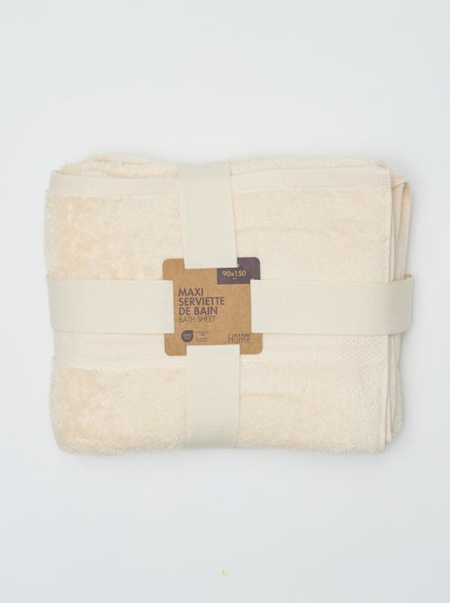 Toalla de baño 90 x 150 cm - Kiabi Home - Kiabi