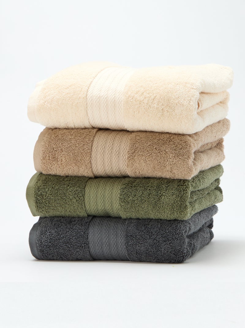 Toalla de baño (90x150 cm) - Kiabi Home Blanco - Kiabi